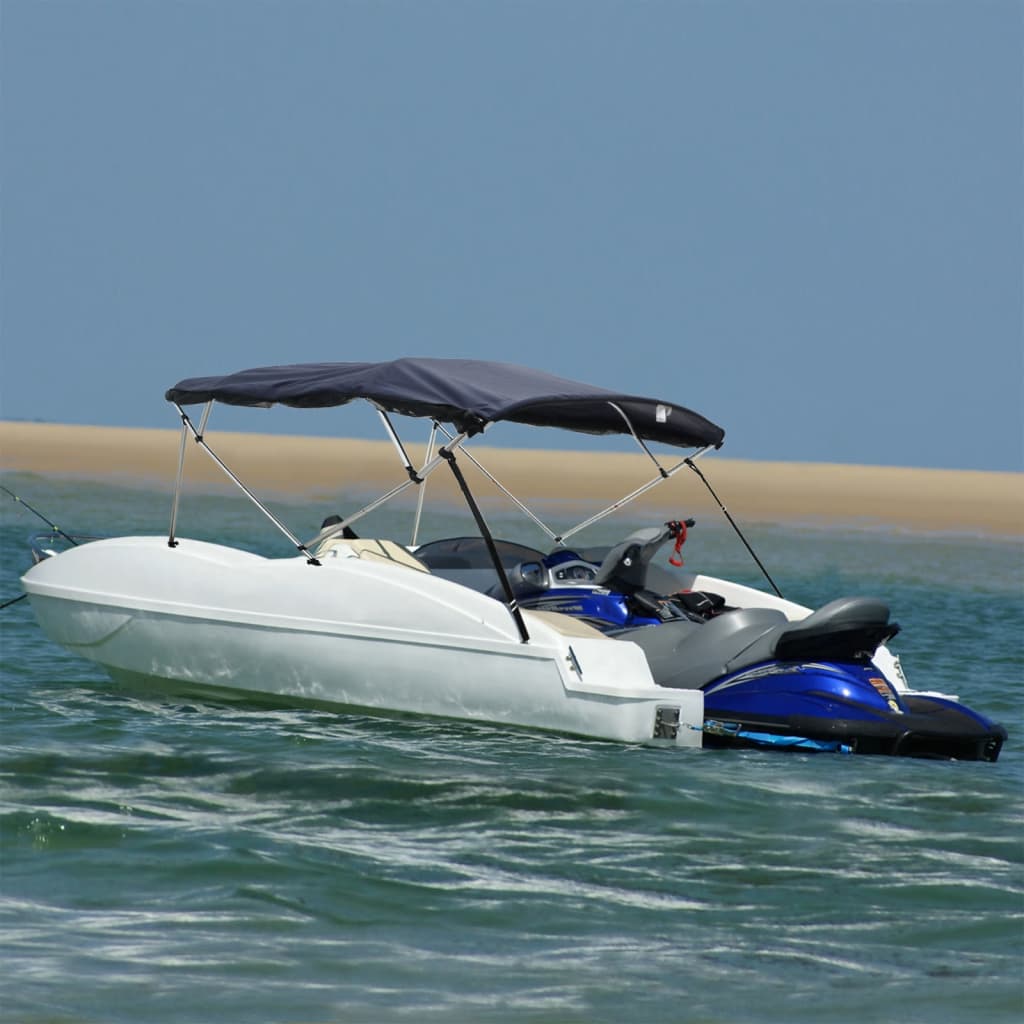 Parasolar Bimini 3 Arcuri Pereți Laterali,