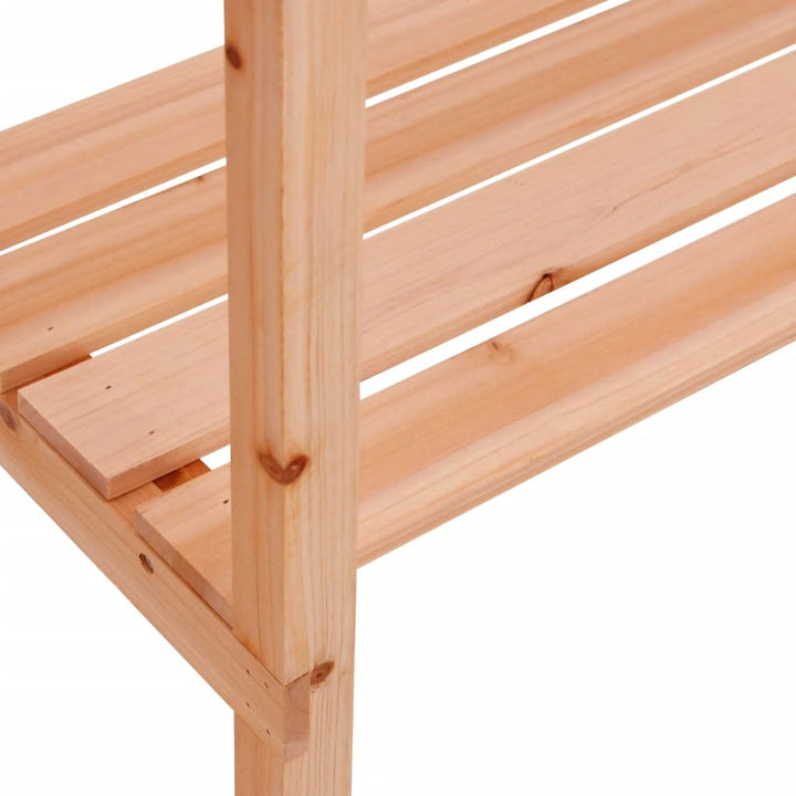 Masă De Plante Cu Raft, , 78X38X82,5 Cm, Lemn Masiv De Brad