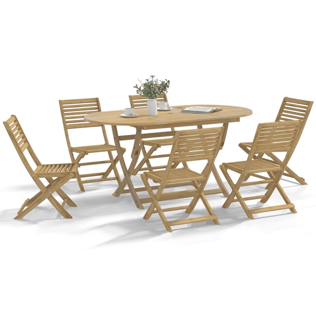 Scaune Grădină Pliante 2 Buc 54,5X61,5X86,5Cm Lemn Masiv Acacia