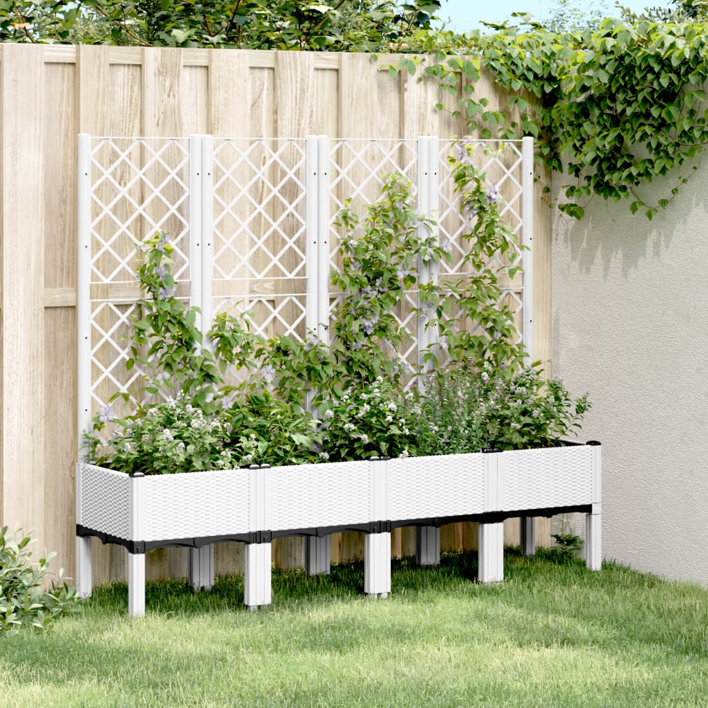 Jardinieră De Grădină Cu Spalier, , , Pp