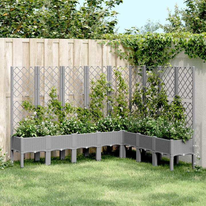 Jardinieră De Grădină Cu Spalier, , , Pp