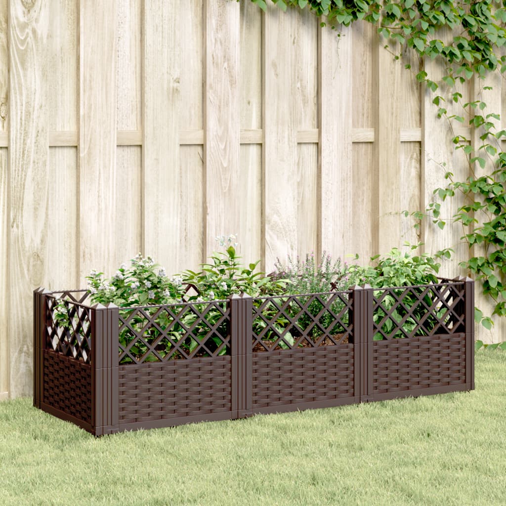 Jardinieră De Grădină Cu Țăruși, , , Pp