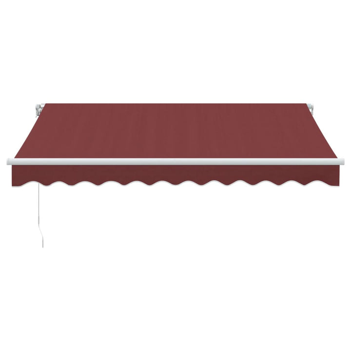 Copertina Retractabilă Manual, Vișiniu, 300X250 Cm