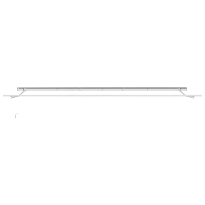 Copertină Retractabilă Manual, Maro, 600X300 Cm