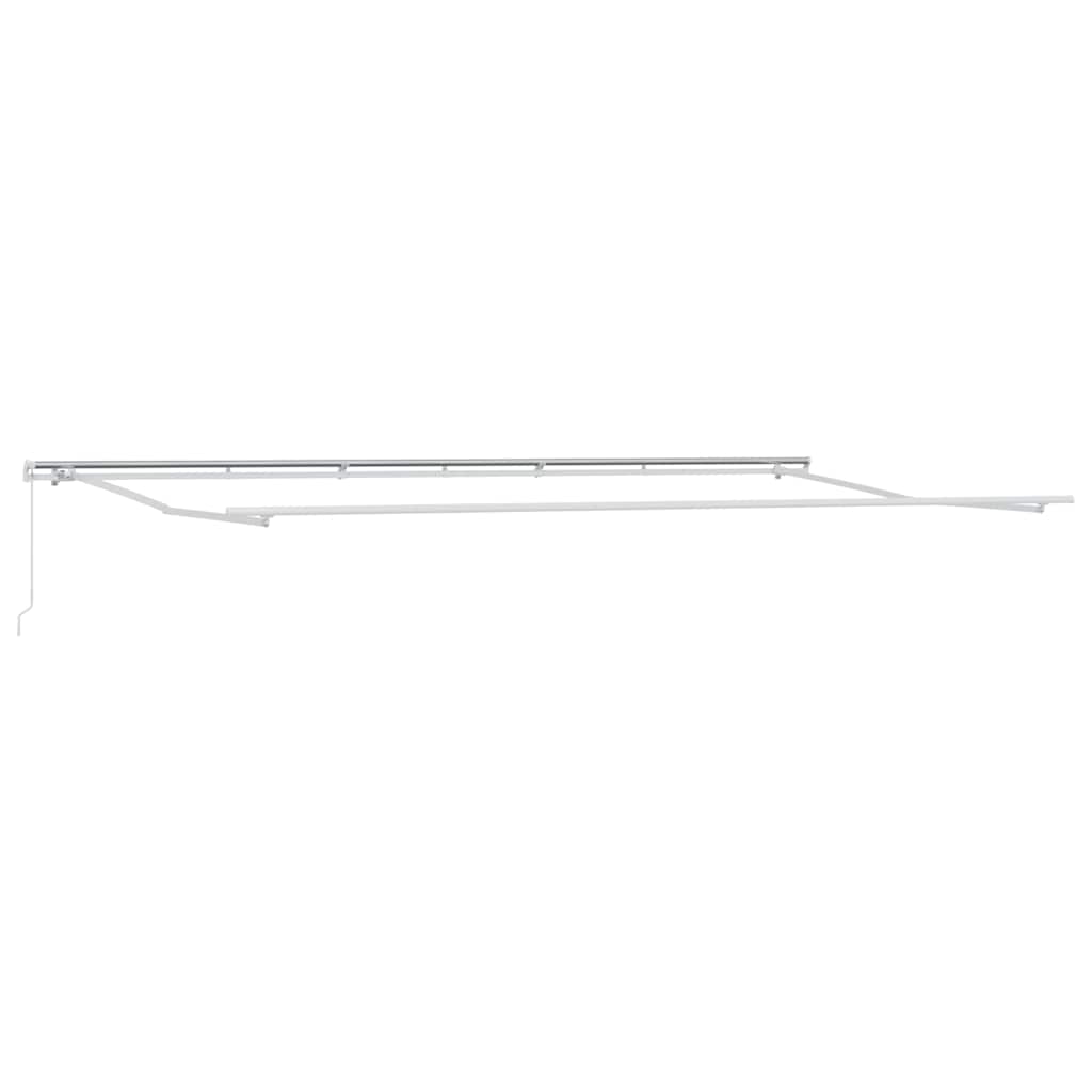 Copertină Retractabilă Manual, Maro, 600X300 Cm