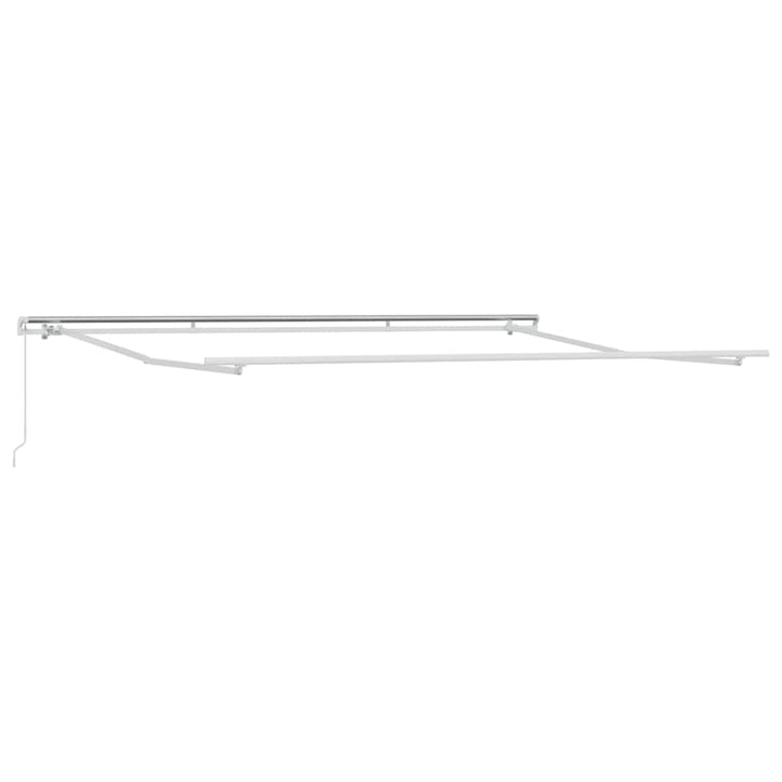 Copertină Retractabilă Manual, Maro, 400X300 Cm