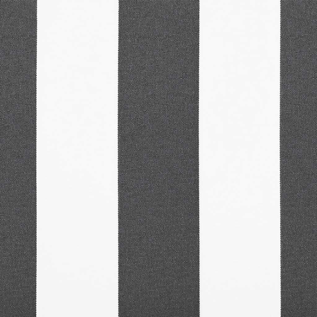 Copertină Retractabilă Manual, Antracit/Alb, 300X250 Cm