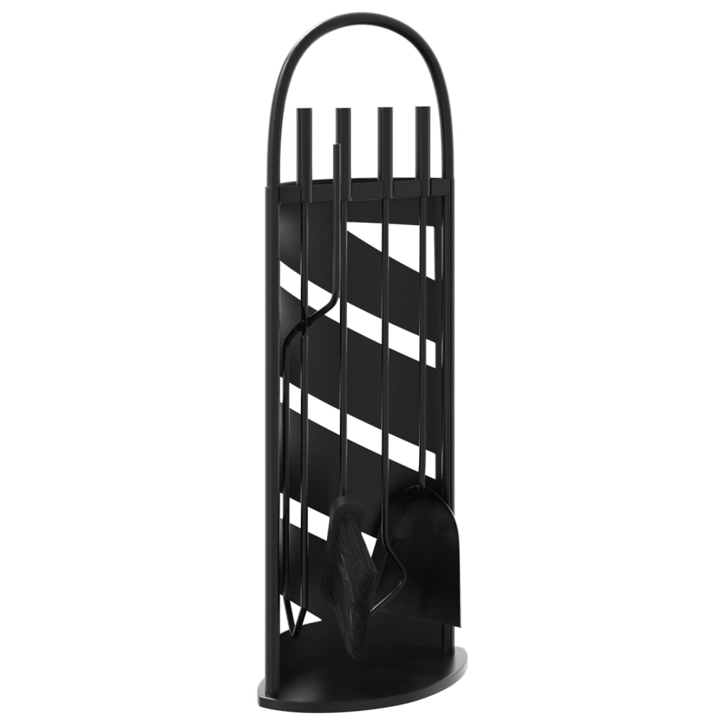 Set De Unelte Pentru Șemineu, 5 Piese, 23X15X66 Cm, Oțel