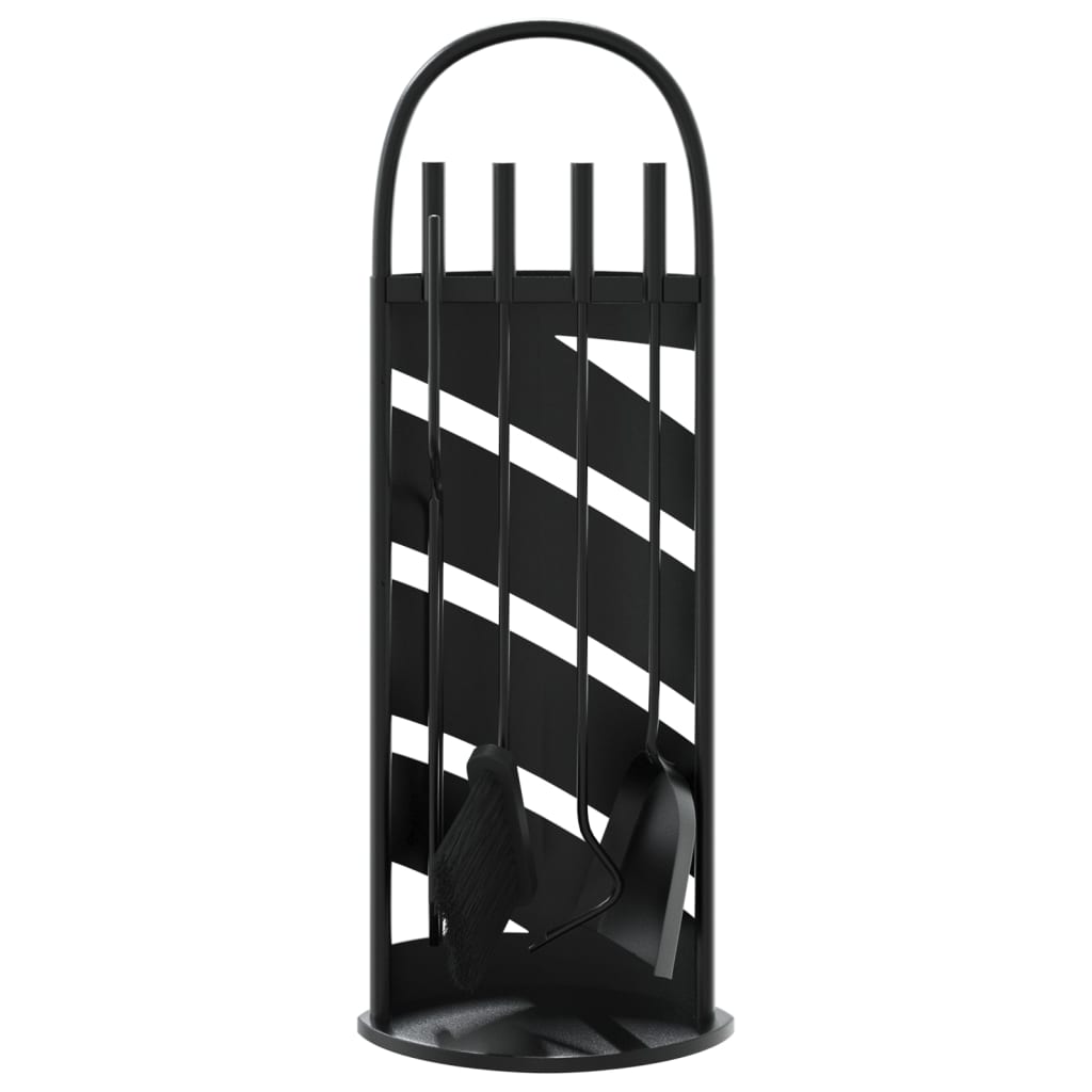 Set De Unelte Pentru Șemineu, 5 Piese, 23X15X66 Cm, Oțel
