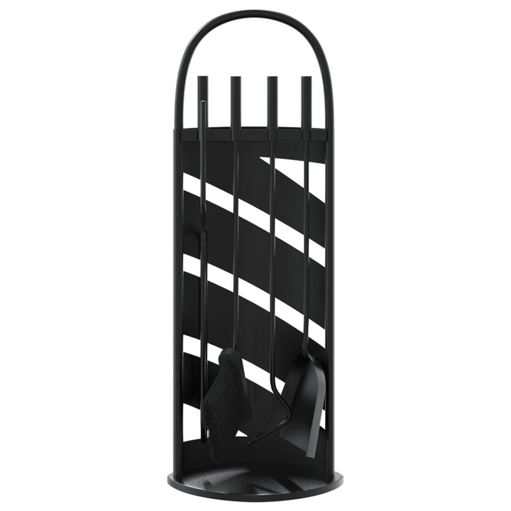 Set De Unelte Pentru Șemineu, 5 Piese, 23X15X66 Cm, Oțel