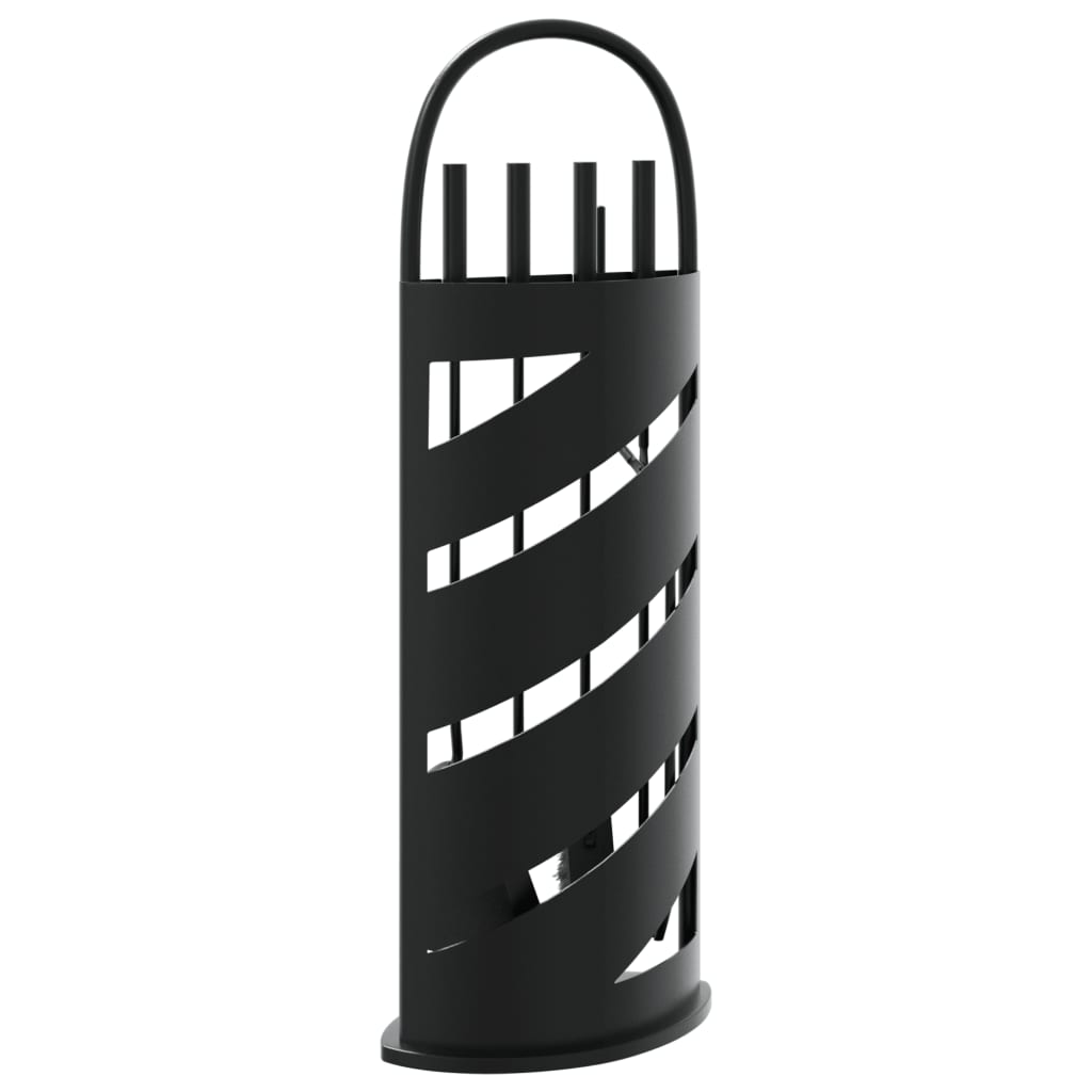 Set De Unelte Pentru Șemineu, 5 Piese, 23X15X66 Cm, Oțel