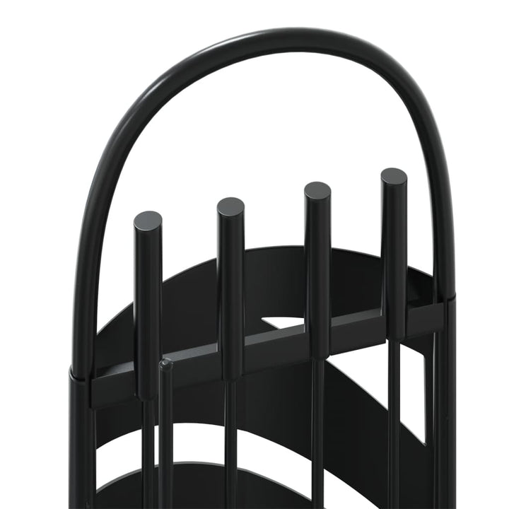 Set De Unelte Pentru Șemineu, 5 Piese, 23X15X66 Cm, Oțel