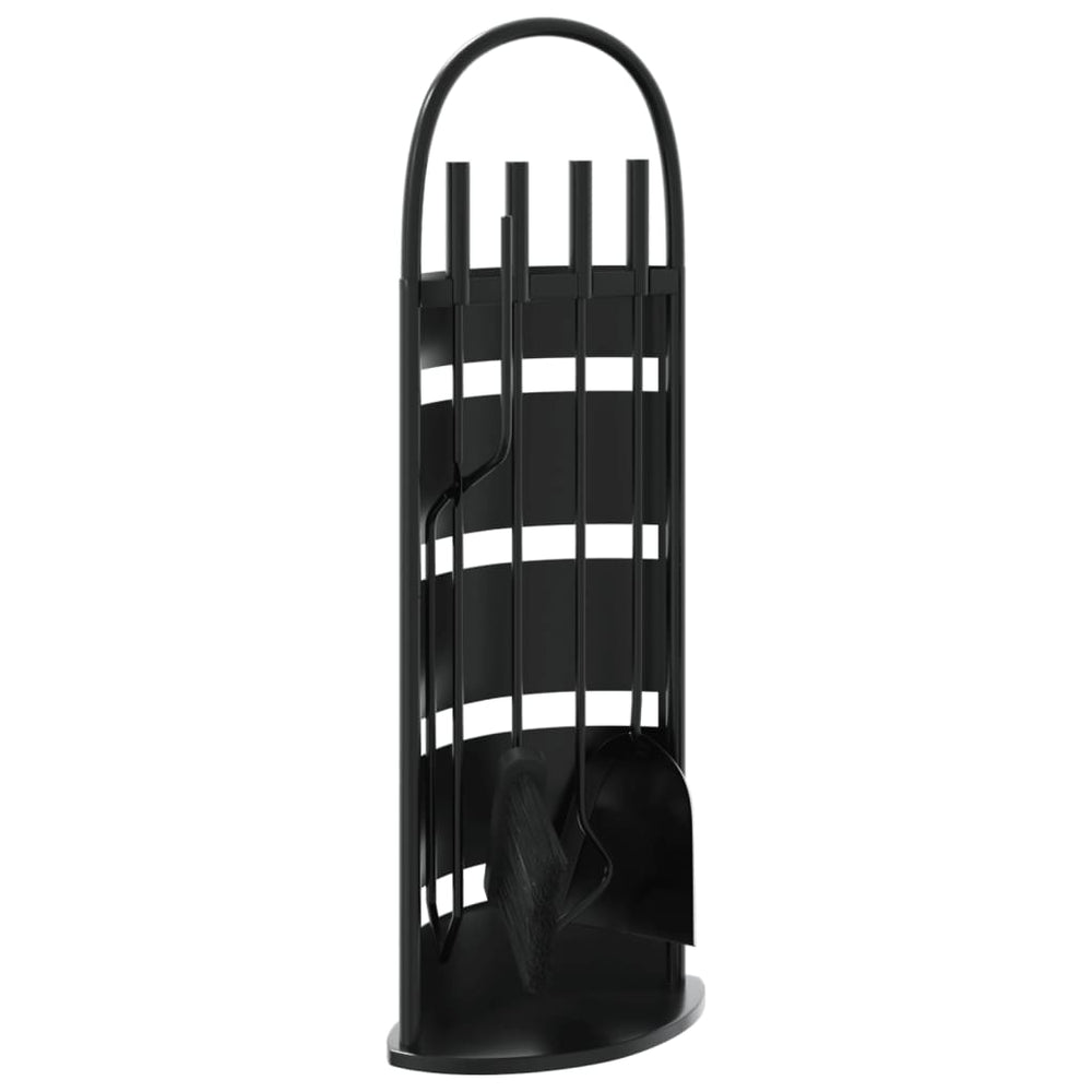 Set De Unelte Pentru Șemineu, 5 Piese, 23X15X66 Cm, Oțel