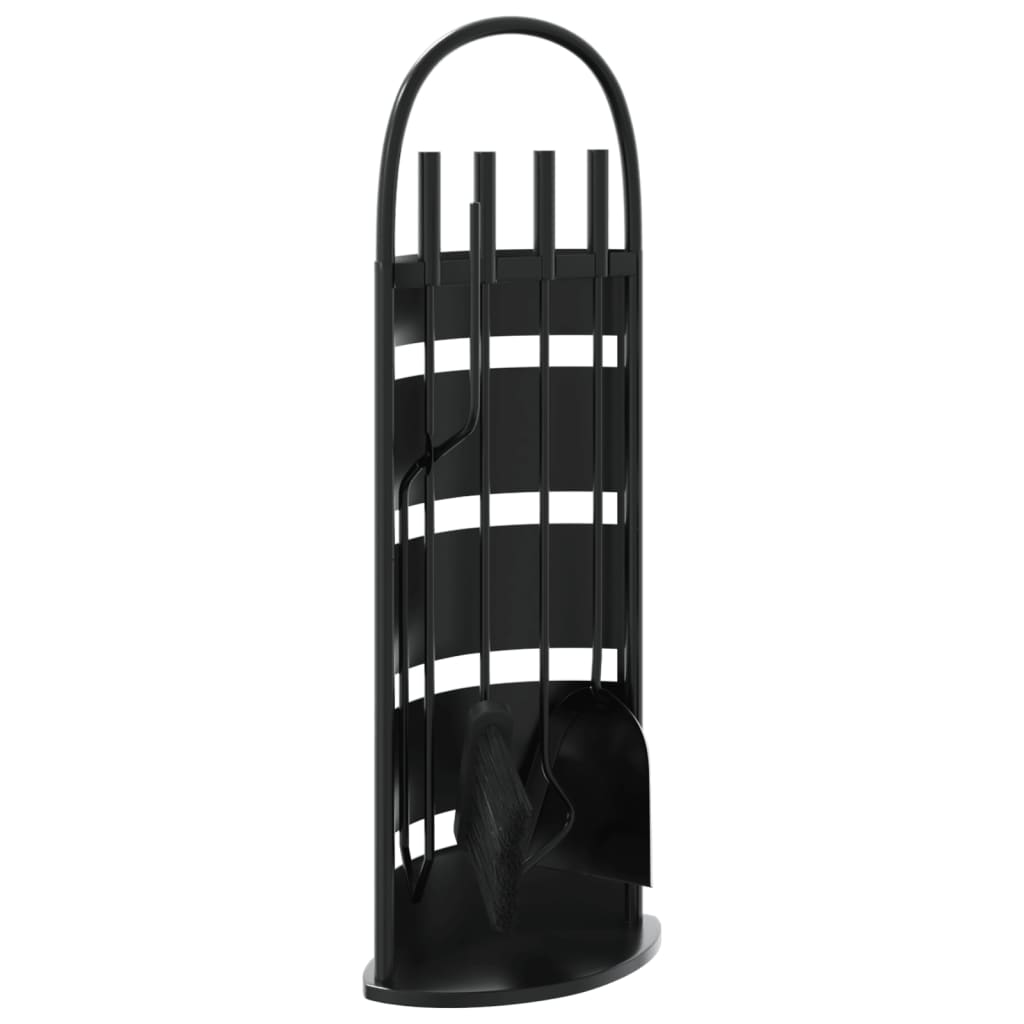 Set De Unelte Pentru Șemineu, 5 Piese, 23X15X66 Cm, Oțel