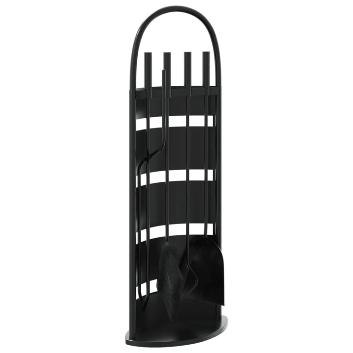 Set De Unelte Pentru Șemineu, 5 Piese, 23X15X66 Cm, Oțel