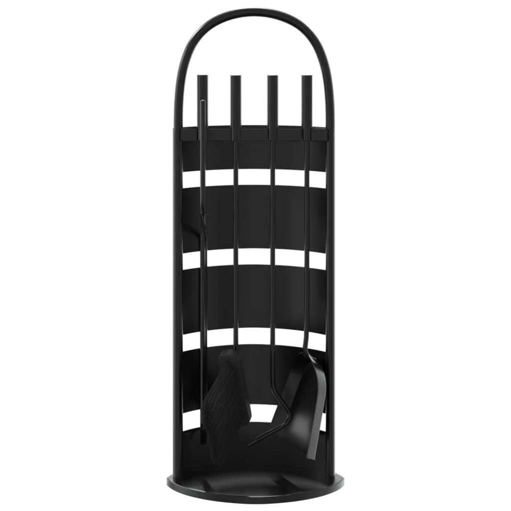 Set De Unelte Pentru Șemineu, 5 Piese, 23X15X66 Cm, Oțel