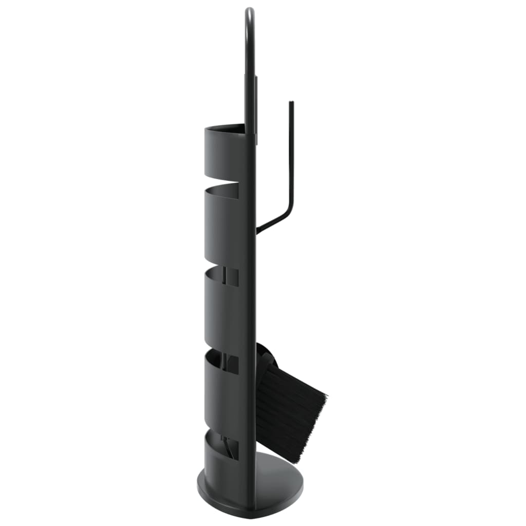 Set De Unelte Pentru Șemineu, 5 Piese, 23X15X66 Cm, Oțel