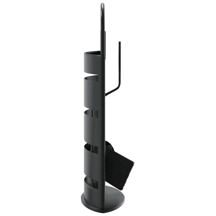 Set De Unelte Pentru Șemineu, 5 Piese, 23X15X66 Cm, Oțel