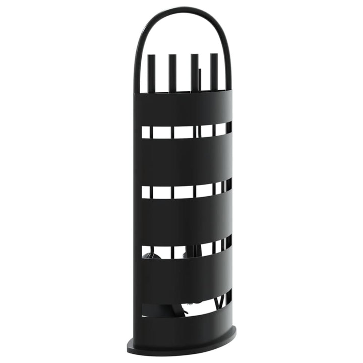 Set De Unelte Pentru Șemineu, 5 Piese, 23X15X66 Cm, Oțel