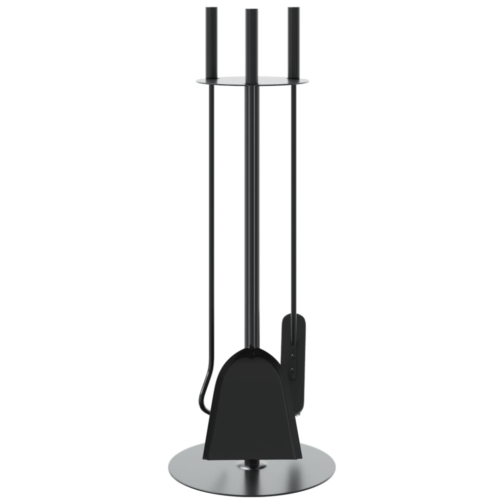 Set De Unelte Pentru Șemineu, 4 Piese, 22X59 Cm, Oțel