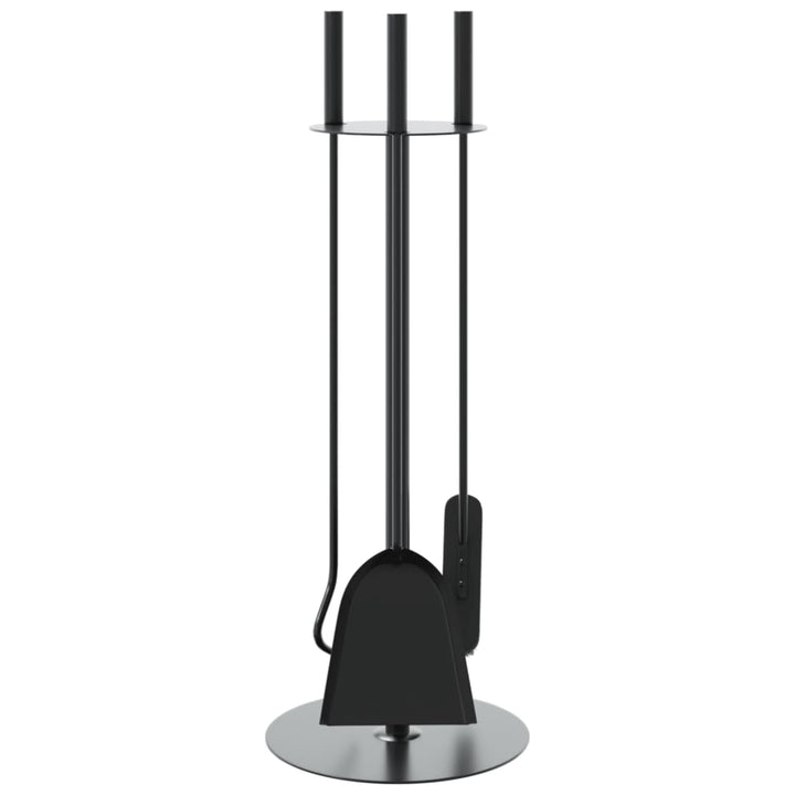 Set De Unelte Pentru Șemineu, 4 Piese, 22X59 Cm, Oțel