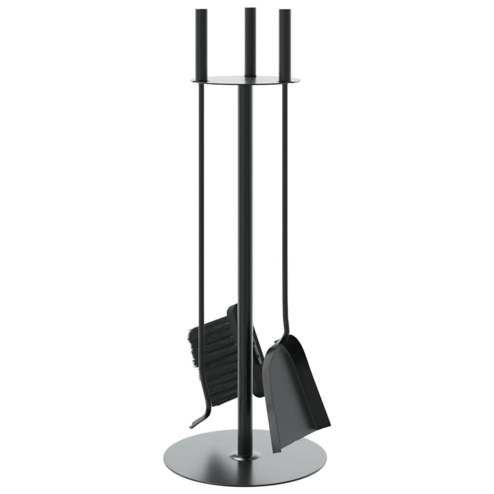 Set De Unelte Pentru Șemineu, 4 Piese, 22X59 Cm, Oțel