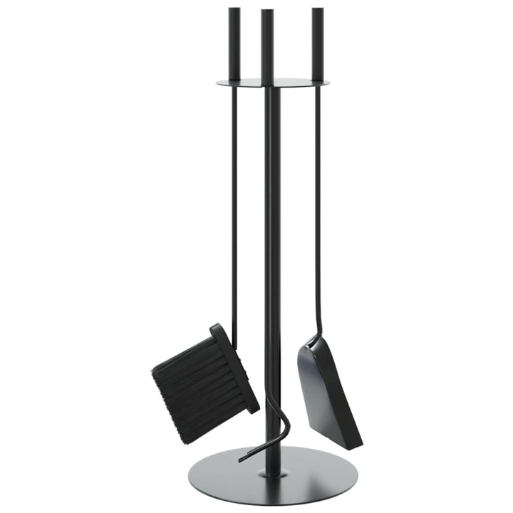 Set De Unelte Pentru Șemineu, 4 Piese, 22X59 Cm, Oțel