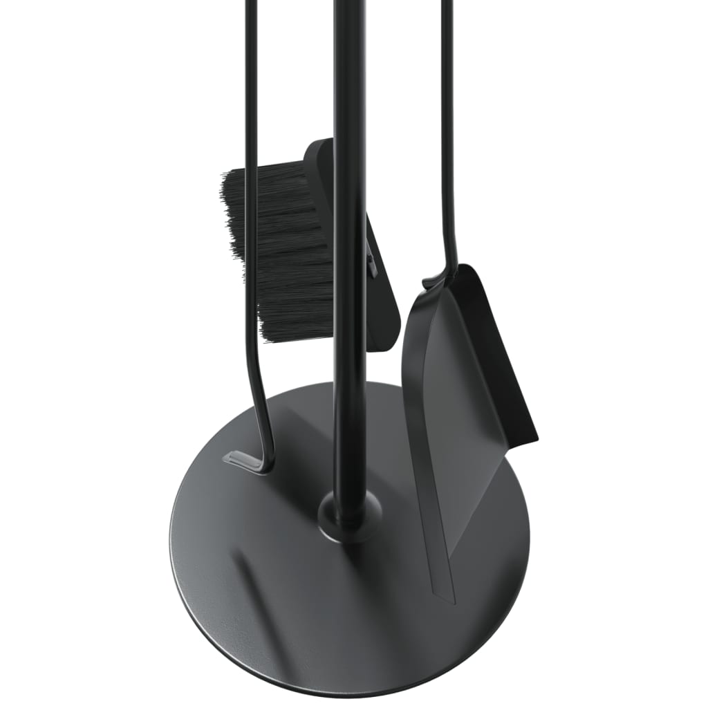 Set De Unelte Pentru Șemineu, 4 Piese, 22X59 Cm, Oțel