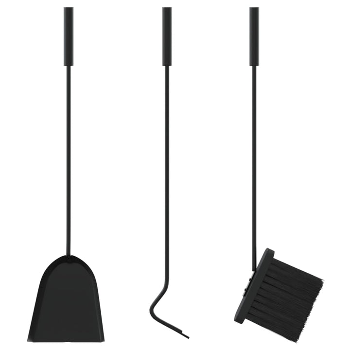 Set De Unelte Pentru Șemineu, 4 Piese, 22X59 Cm, Oțel