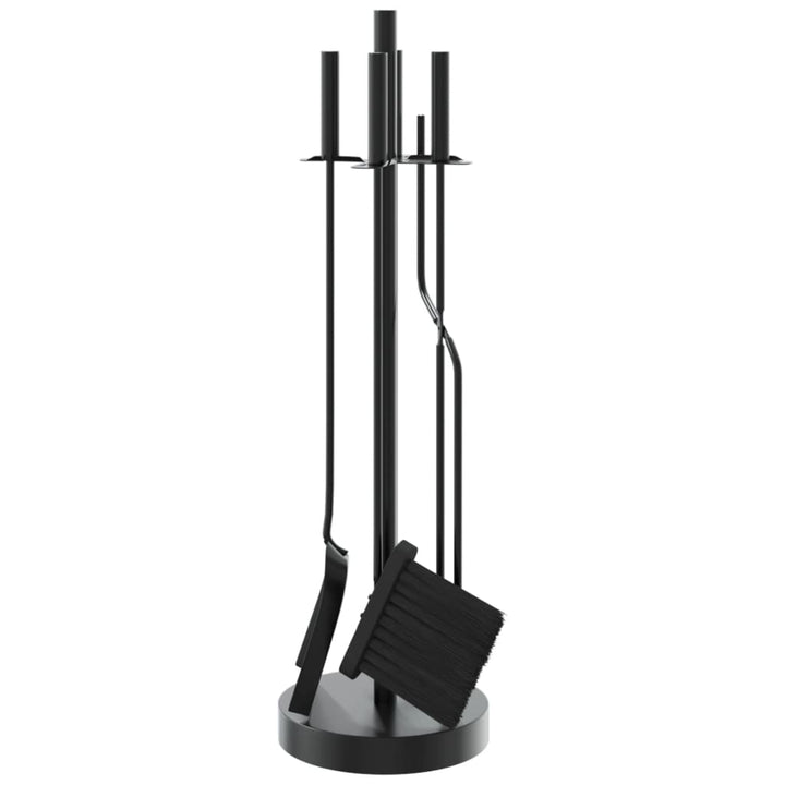 Set De Unelte Pentru Șemineu, 5 Piese, 18X66 Cm, Oțel