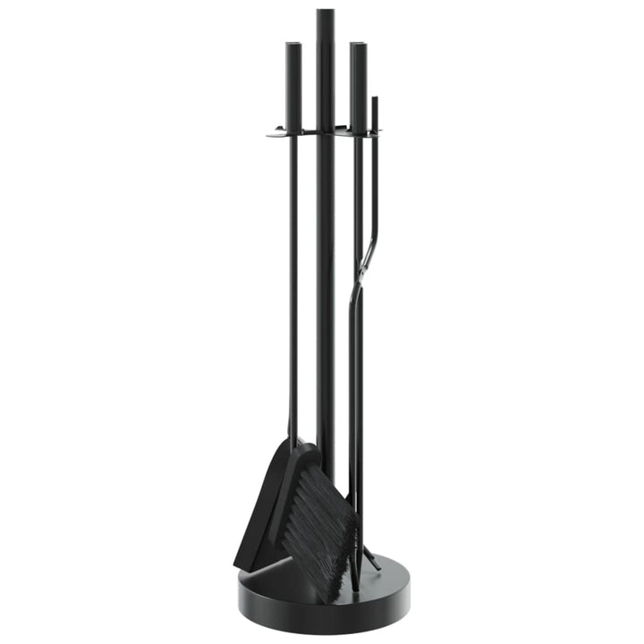 Set De Unelte Pentru Șemineu, 5 Piese, 18X66 Cm, Oțel