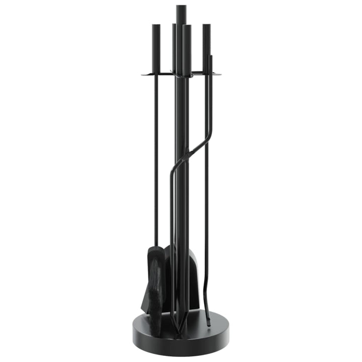 Set De Unelte Pentru Șemineu, 5 Piese, 18X66 Cm, Oțel