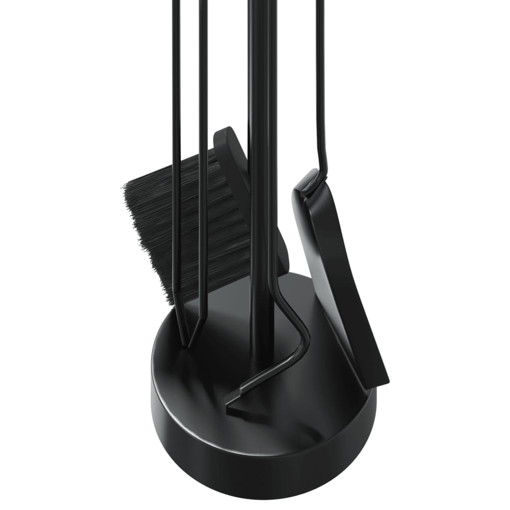 Set De Unelte Pentru Șemineu, 5 Piese, 18X66 Cm, Oțel