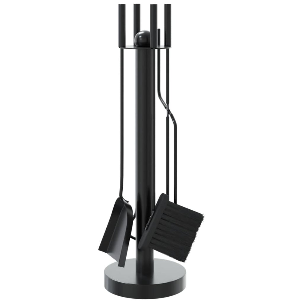 Set De Unelte Pentru Șemineu, 5 Piese, 18X56 Cm, Oțel