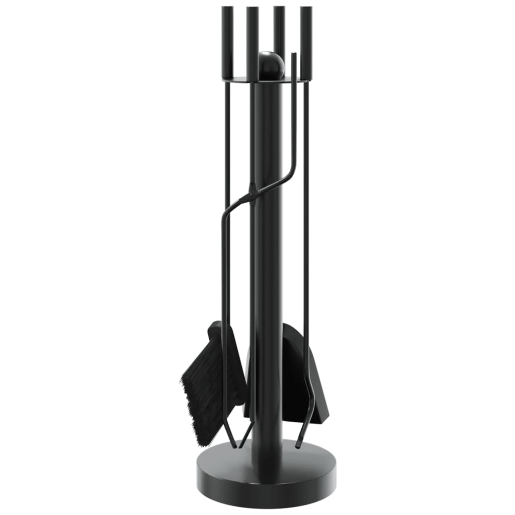 Set De Unelte Pentru Șemineu, 5 Piese, 18X56 Cm, Oțel