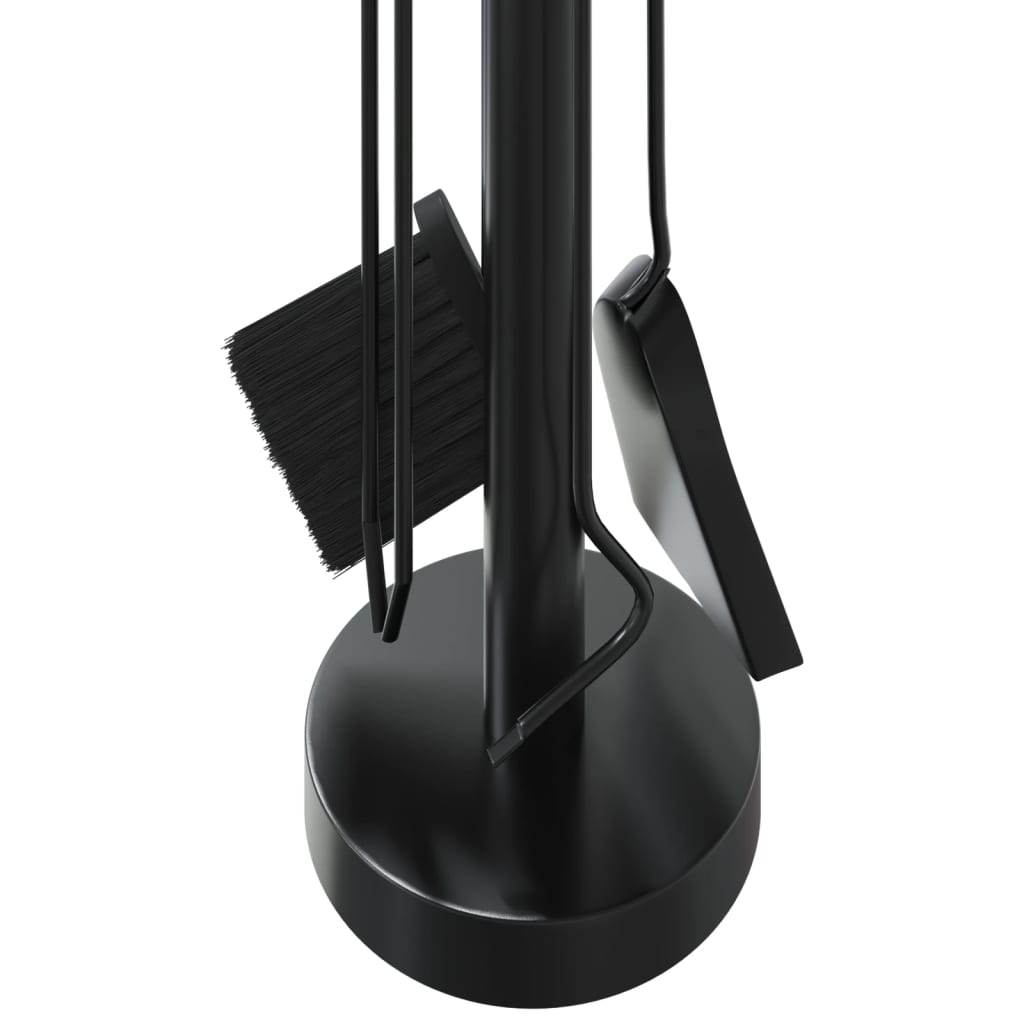 Set De Unelte Pentru Șemineu, 5 Piese, 18X56 Cm, Oțel