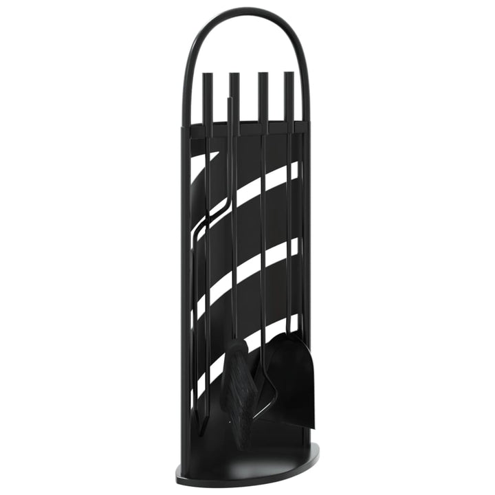 Set De Unelte Pentru Șemineu, 5 Piese, 23X15X66 Cm, Oțel