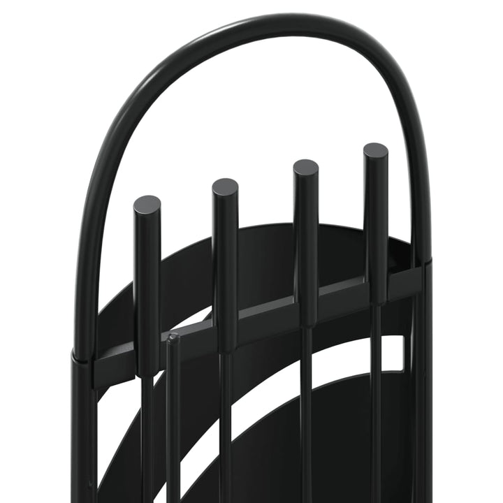 Set De Unelte Pentru Șemineu, 5 Piese, 23X15X66 Cm, Oțel