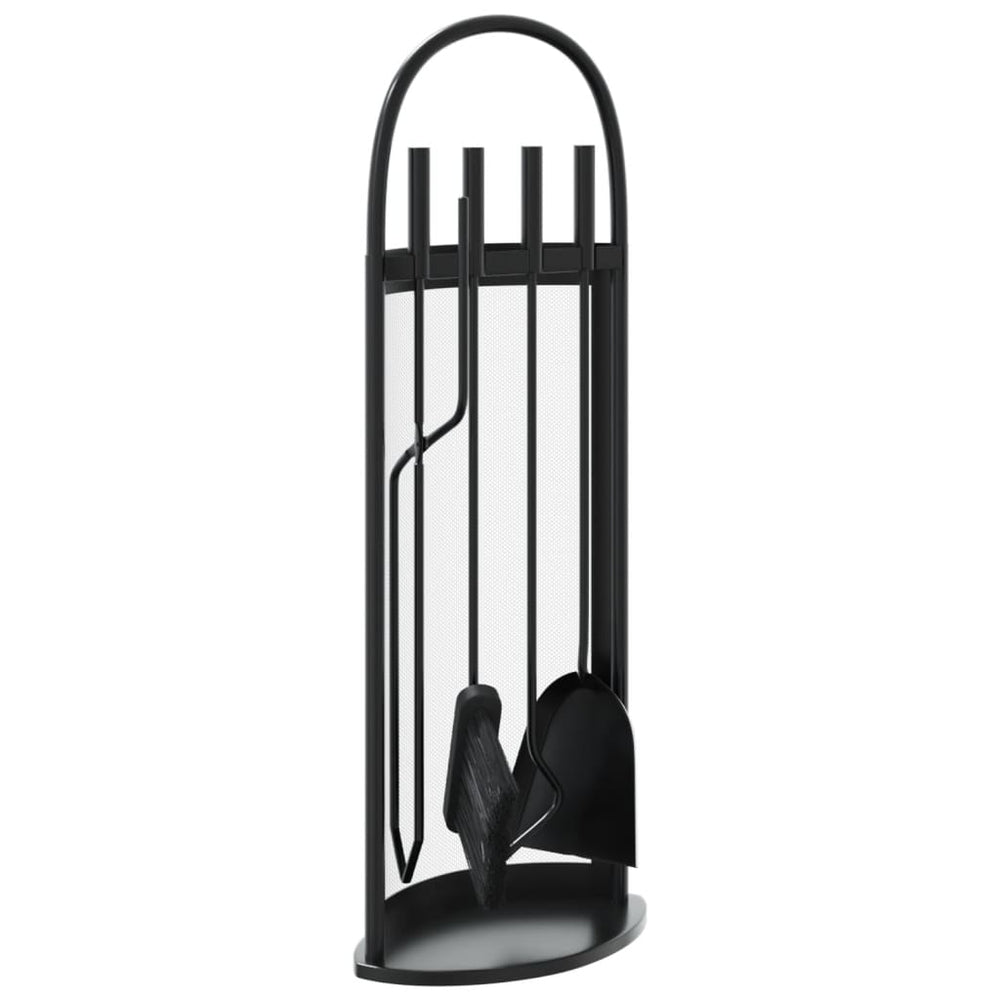 Set De Unelte Pentru Șemineu, 5 Piese, 23X15X66 Cm, Oțel