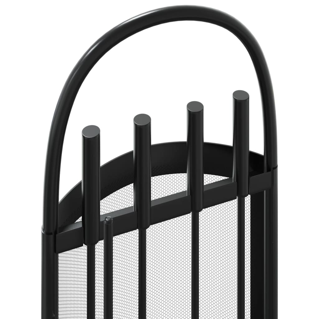 Set De Unelte Pentru Șemineu, 5 Piese, 23X15X66 Cm, Oțel
