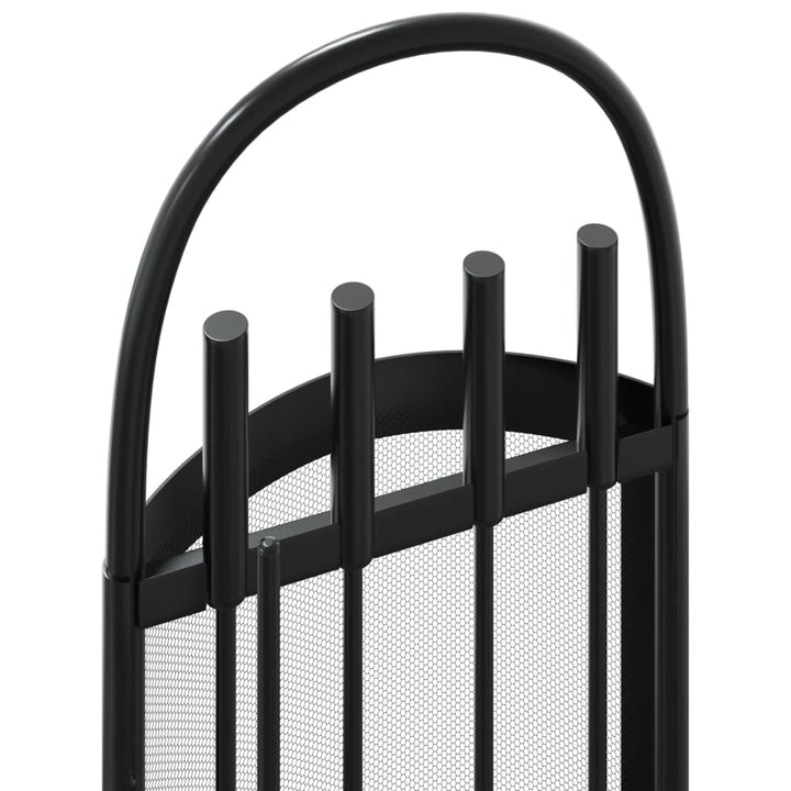 Set De Unelte Pentru Șemineu, 5 Piese, 23X15X66 Cm, Oțel