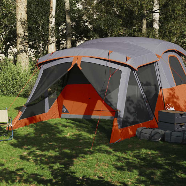 Cort De Camping Cu Verandă , Portocaliu, Impermeabil