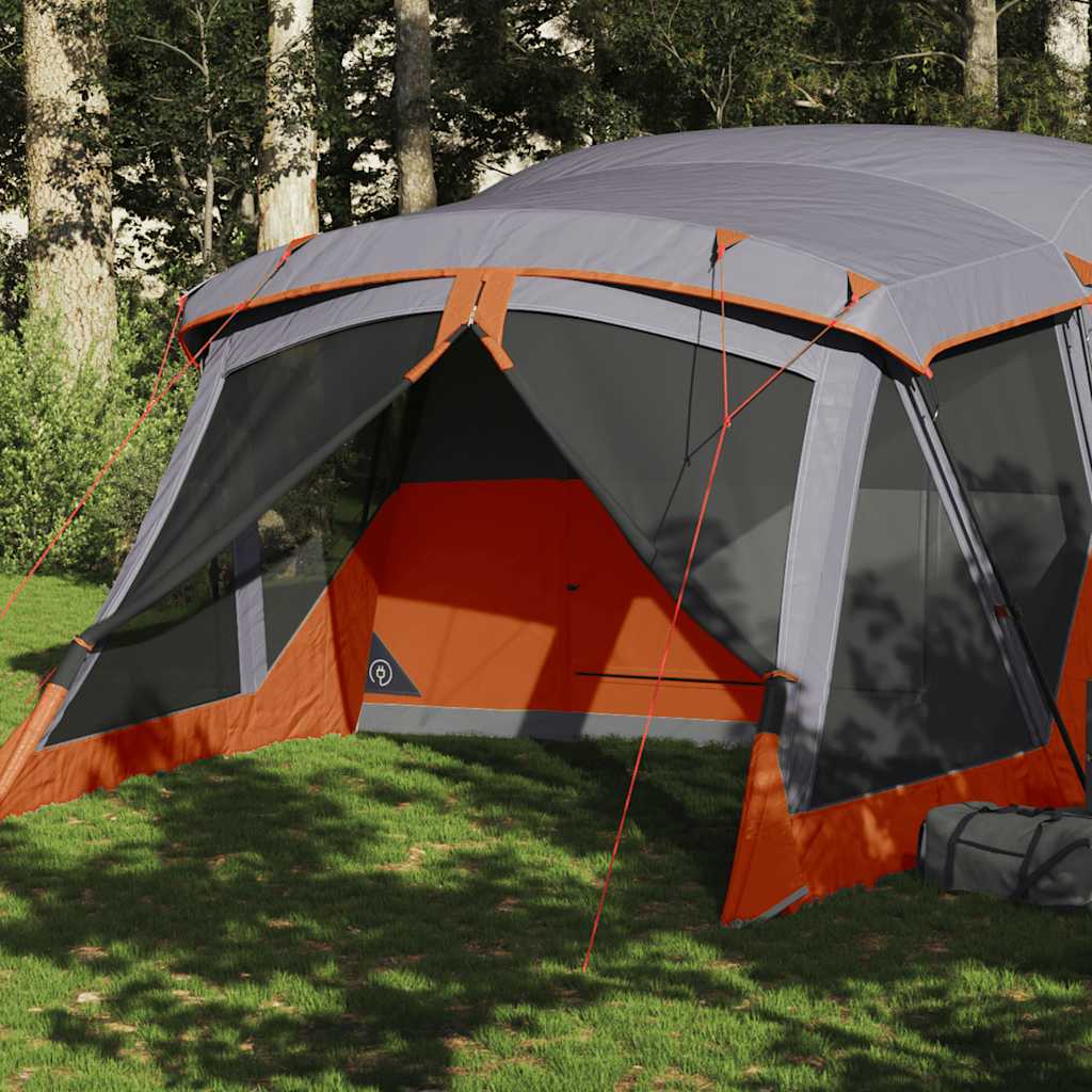 Cort De Camping Cu Verandă , Portocaliu, Impermeabil