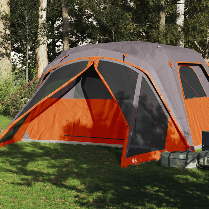 Cort De Camping Cu Verandă , Portocaliu, Impermeabil