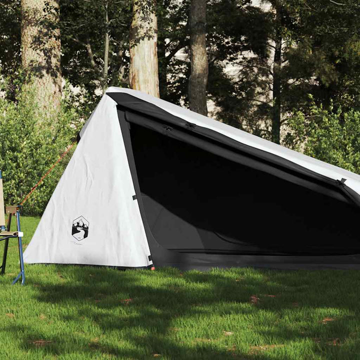 Cort Camping Tunel , Alb, Țesătură Opacă, Impermeabil