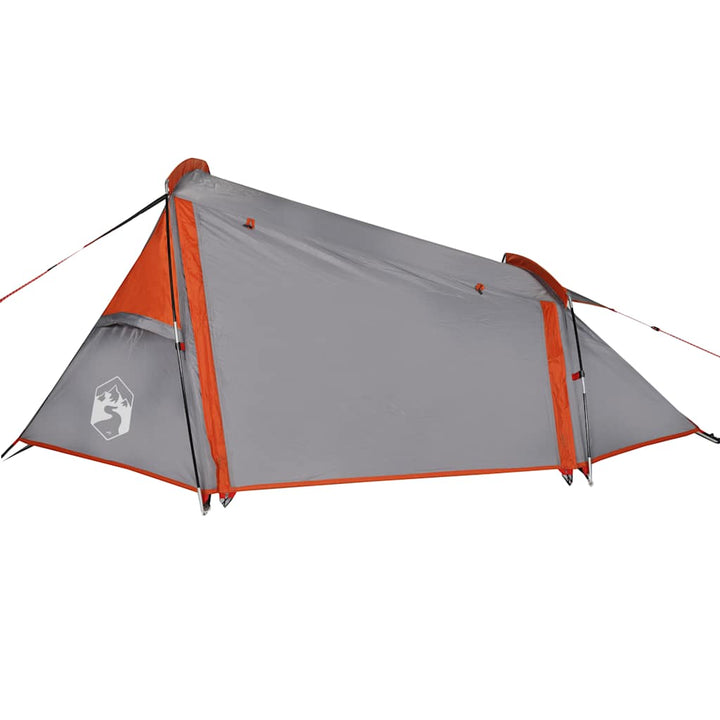 Cort De Camping Tunel , Gri/Portocaliu, Impermeabil