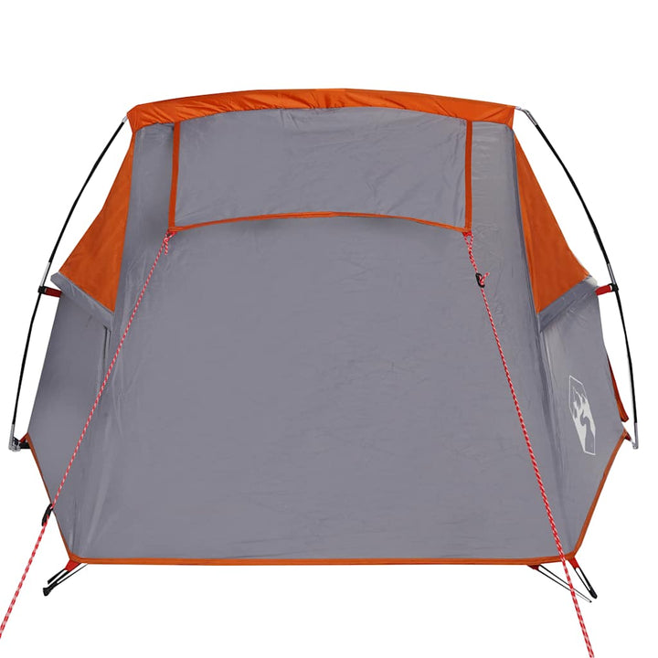Cort De Camping Tunel , Gri/Portocaliu, Impermeabil