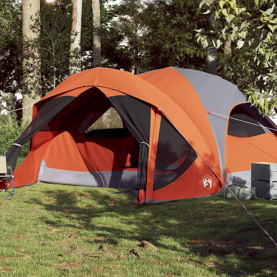 Cort De Camping Pentru , Gri/Portocaliu, Impermeabil