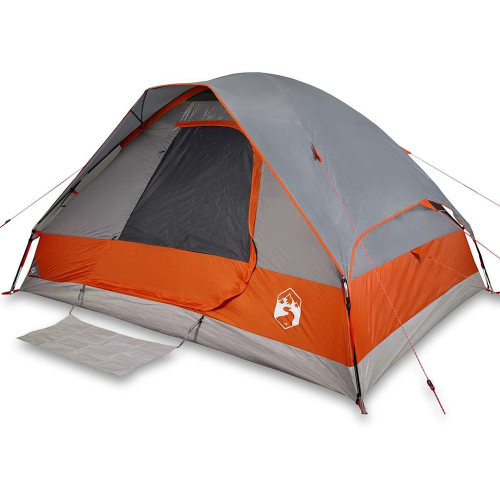 Cort De Camping Pentru , Gri/Portocaliu, Impermeabil