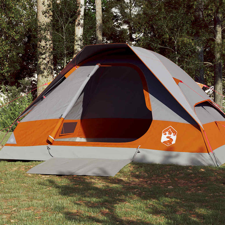 Cort De Camping Pentru , Gri/Portocaliu, Impermeabil
